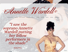 Tablet Screenshot of annettewardell.com
